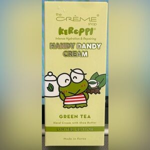 The Crème Shop Keroppi Handy Dandy Cream in Green Tea 1.69 Fl Oz/ 50ml
